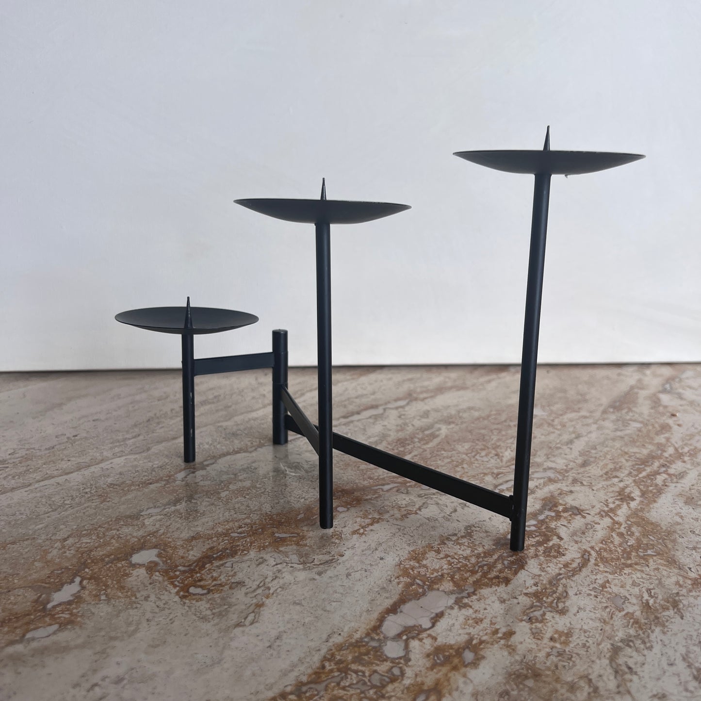 Black Metal Minimalist Candle Holder