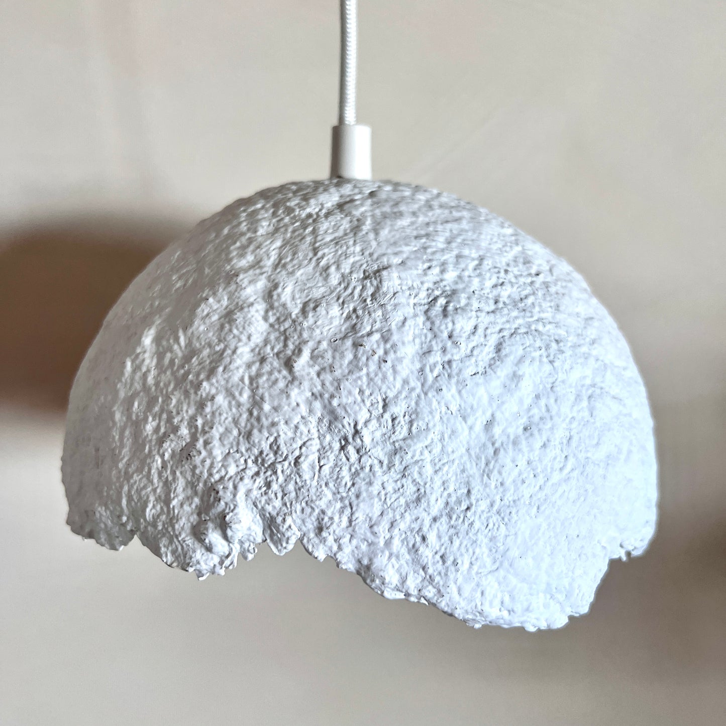 Paper Mache Pendant Light