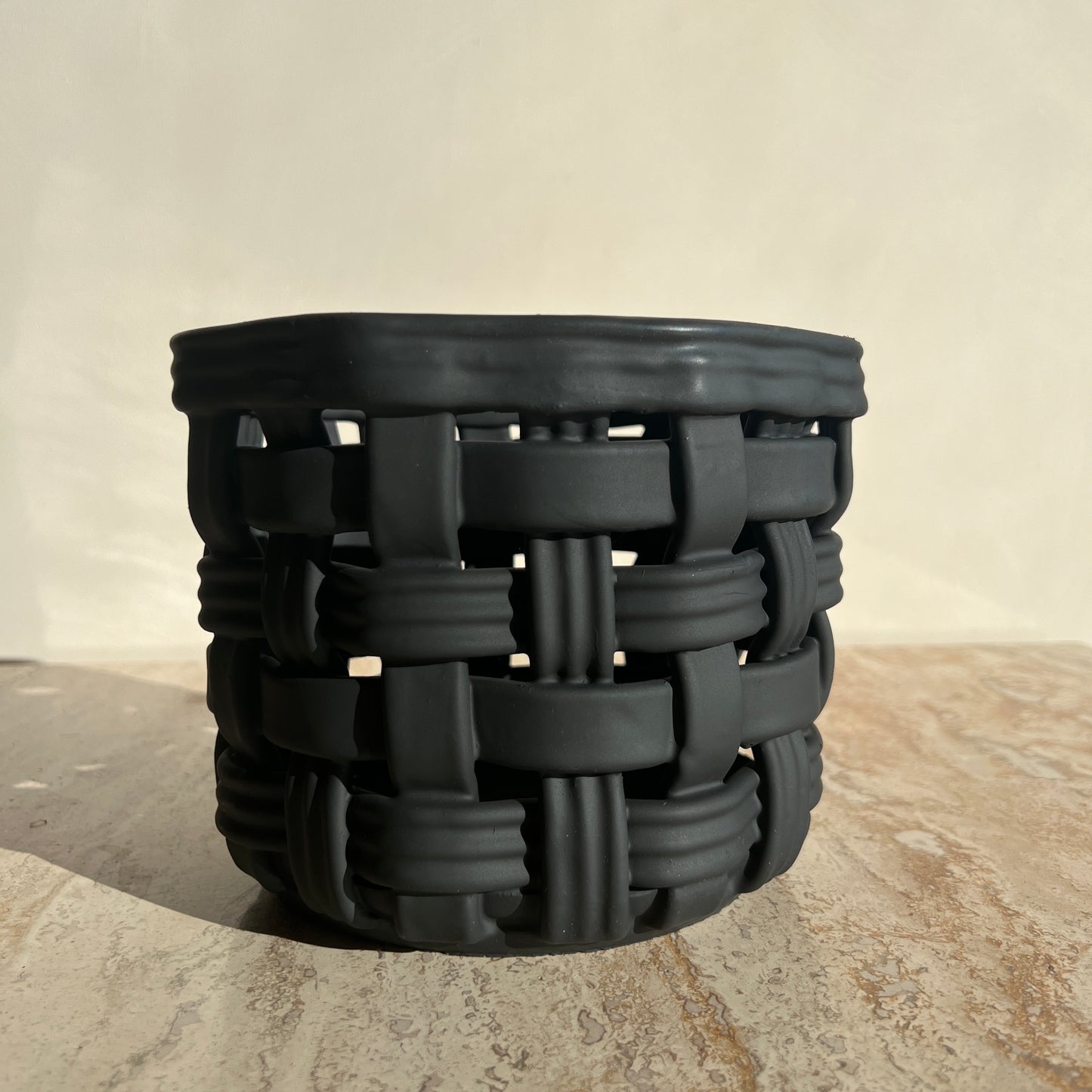 Ceramic Woven Basket