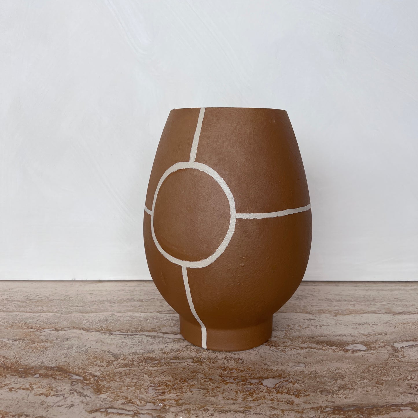 Terracotta Circle Vase