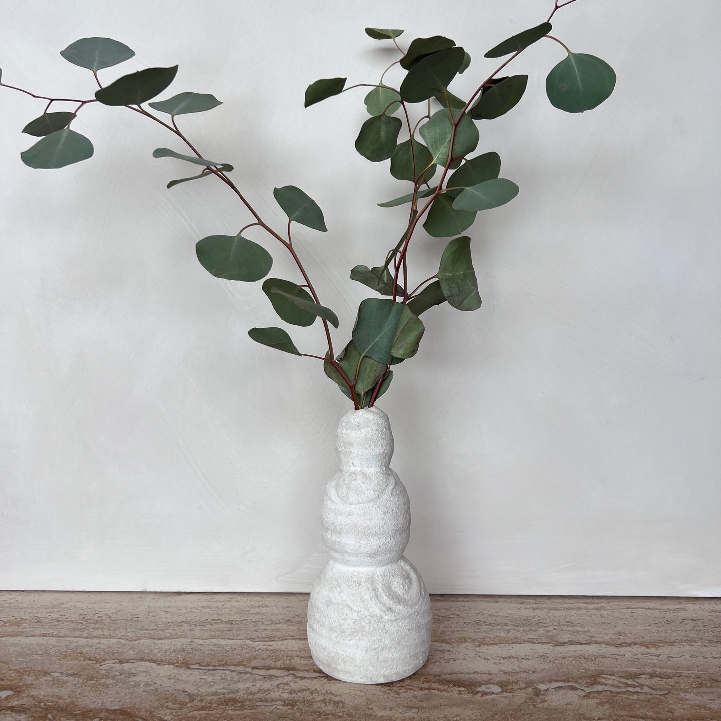 Abstract Snowman Vase