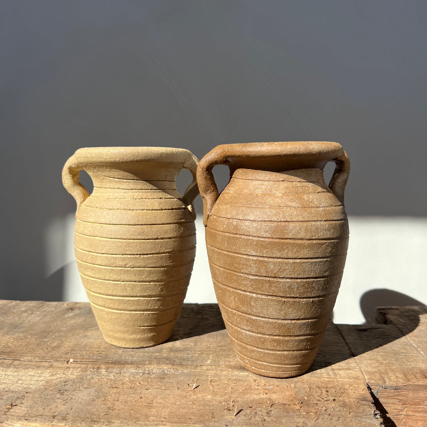 Earthy Clay Vessel Set