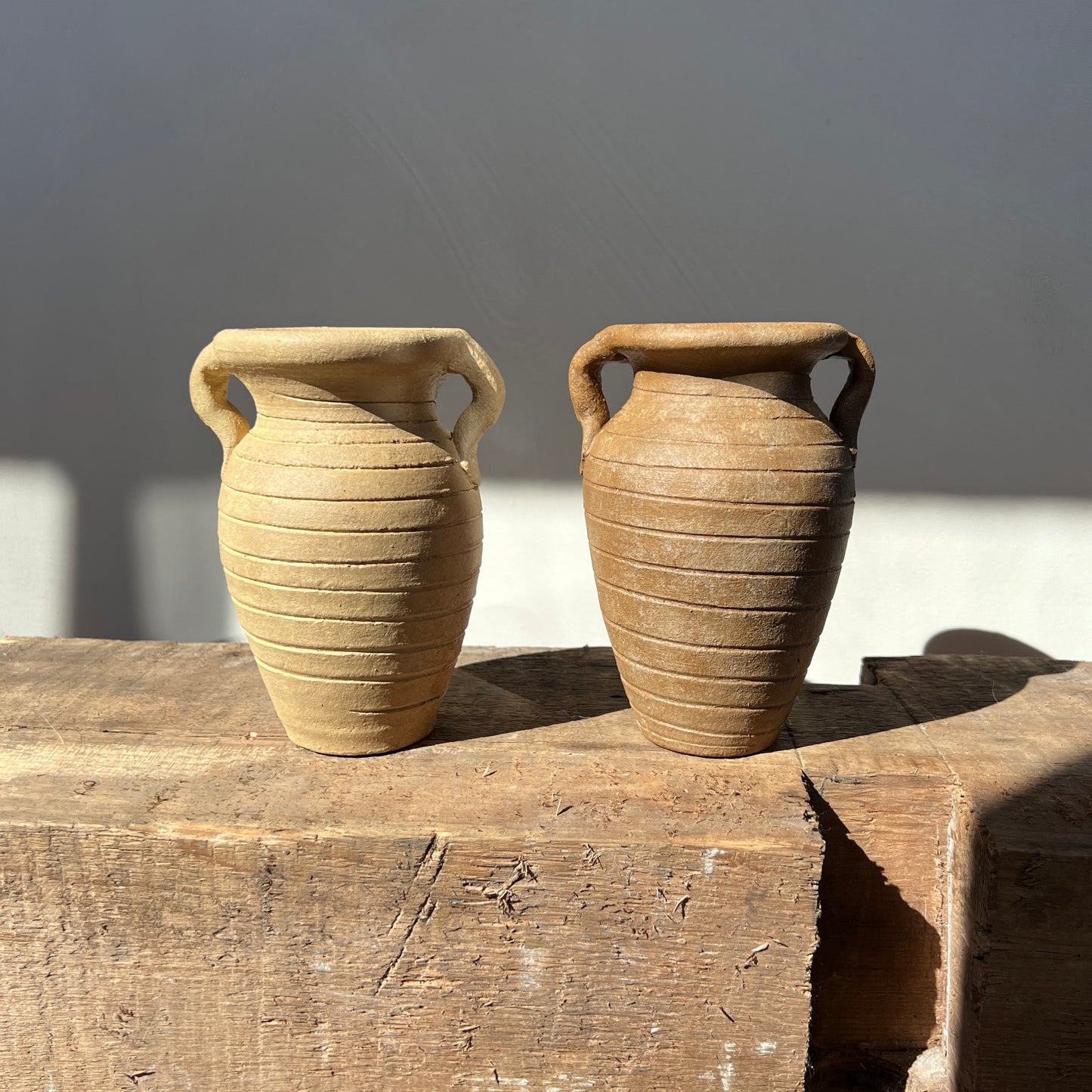 Earthy Clay Vessel Set