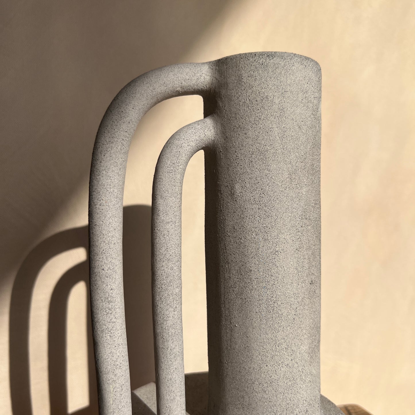 Brutalist Textured Jug Vase
