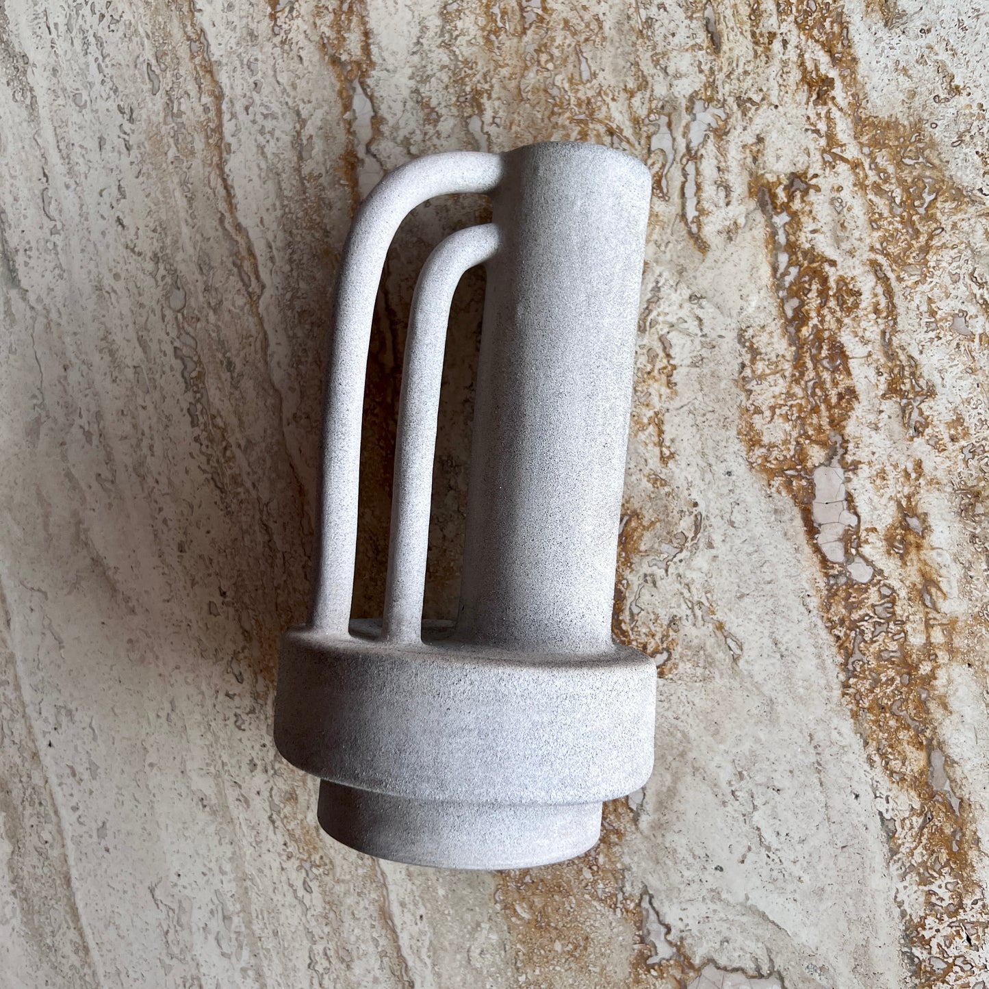 Brutalist Textured Jug Vase