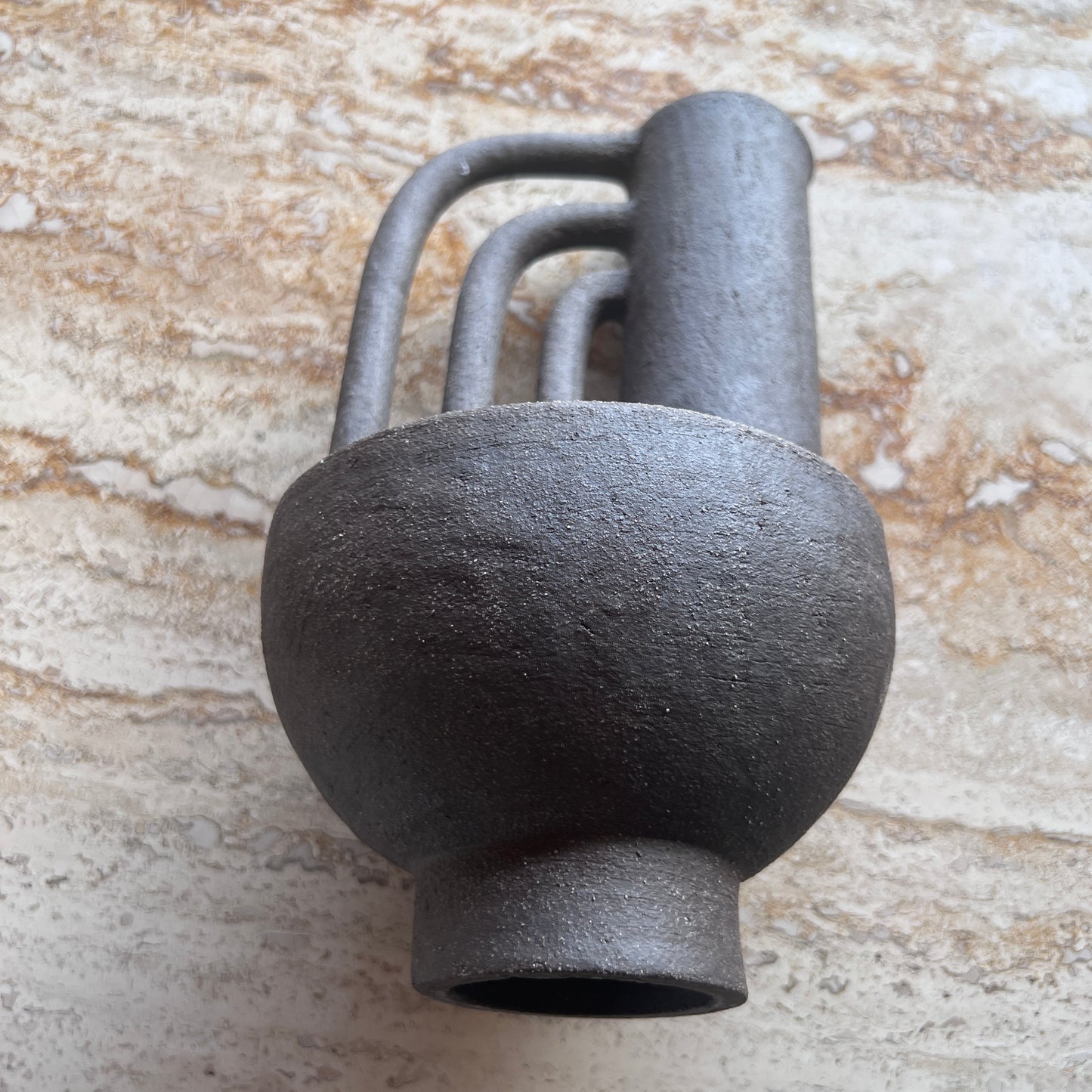 Brutalist Textured Jug Vase