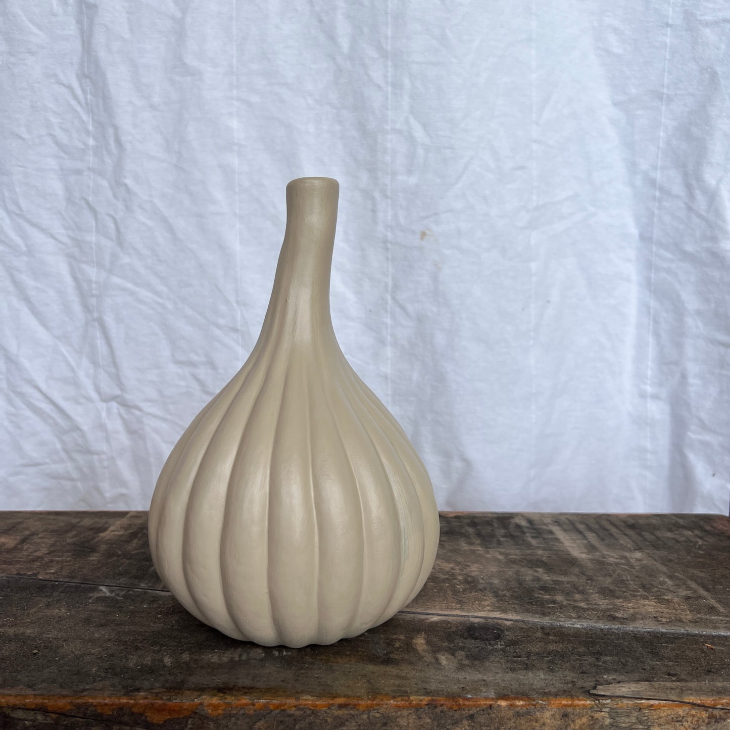 Ribbed Vase