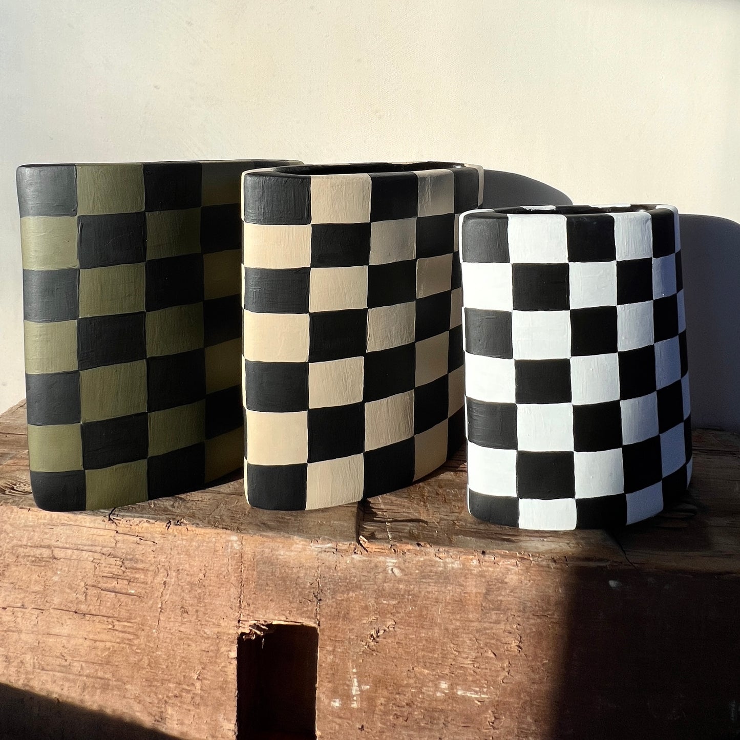 Checkered Vases