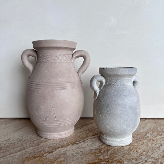 Handled Clay Pot Set