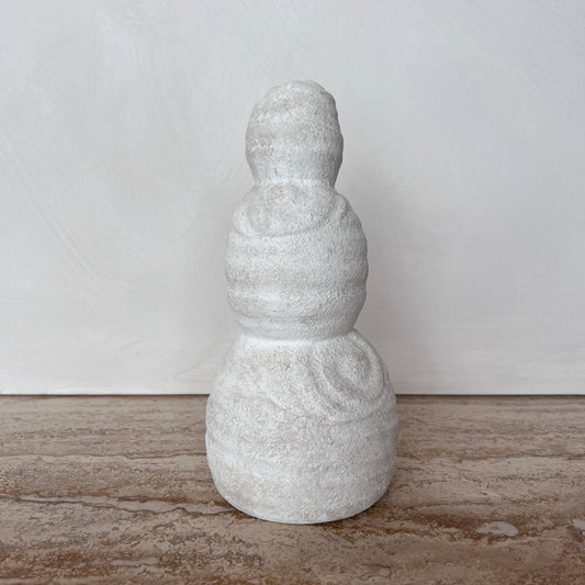 Abstract Snowman Vase