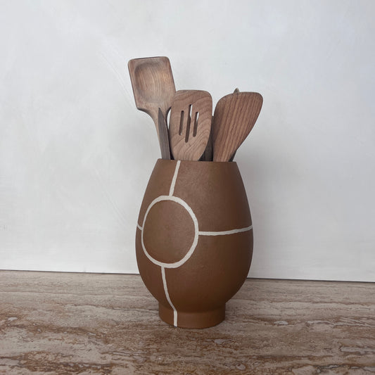 Terracotta Circle Vase
