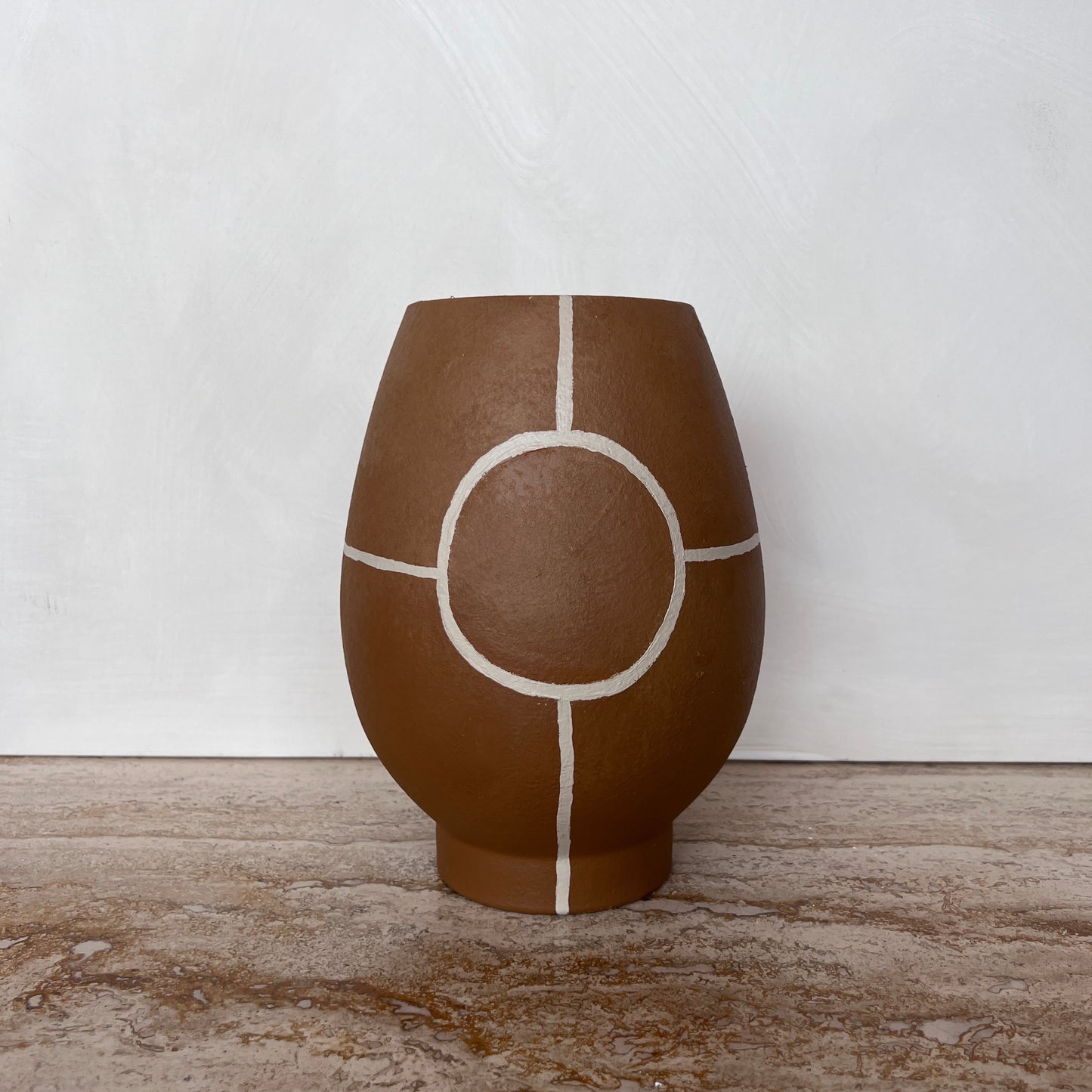 Terracotta Circle Vase