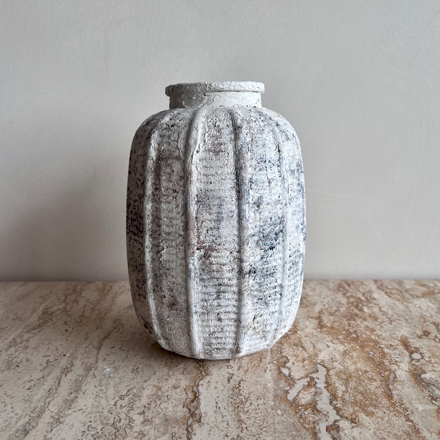 Textured Plaster Vase