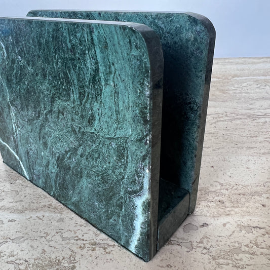 Emerald Marble Napkin Holder