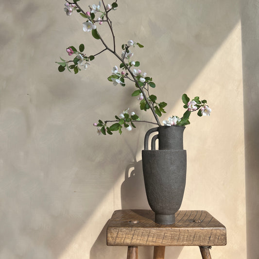 Brutalist Textured Jug Vase